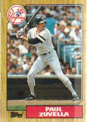 1987 Topps Baseball Cards      102     Paul Zuvella